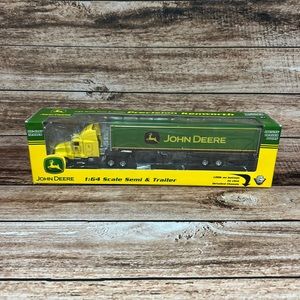 (O) John Deere 9860STS Combine Kenworth Semi Truck Trailer 1:64 NIB